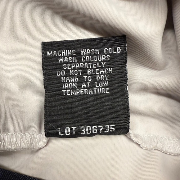 S.C. & CO. Blue & White Floral Skort with Built-in Shorts - Size Medium - Picture 6 of 8